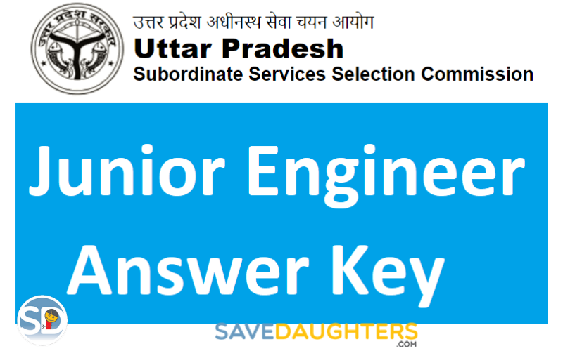 UPSSSC Junior Engineer Answer Key 2016